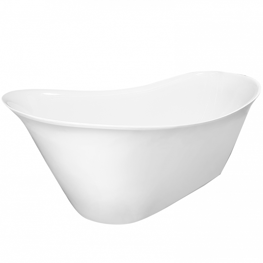 Kate Slipper Euro Bathtub - Bathtub (875x876), Png Download