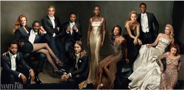 Awards Season Breaks Into A Gallop With - Vanity Fair Cover 2014 (645x430), Png Download
