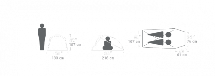 Nemo Kunai 2 Person Mountaineering Tent - Firewire Cable (750x750), Png Download