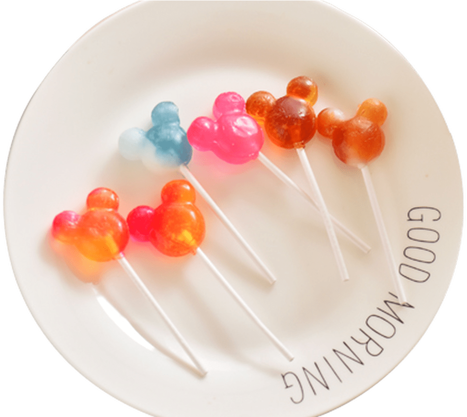 Mickey Mouse Lollipop Gift Mickey Head Shape Lollipop - Lollipop (1368x855), Png Download