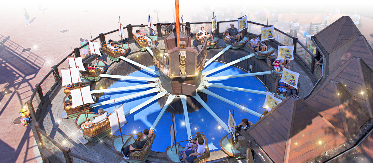 Peter Pan - Gardaland Peter Pan (1260x550), Png Download