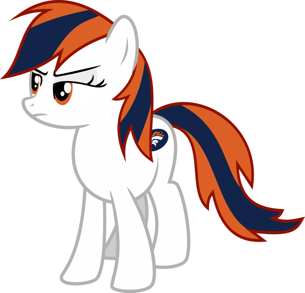 American Football, Artist - Broncos My Little Pony (1024x984), Png Download