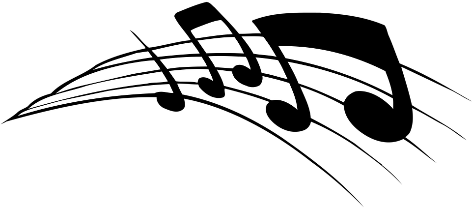 Musical Notes Clipart Tune - Alat Musik Akustik Vektor (960x480), Png Download
