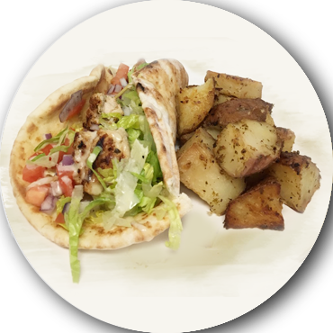 Gyro Wrap Meal - Korean Taco (370x370), Png Download