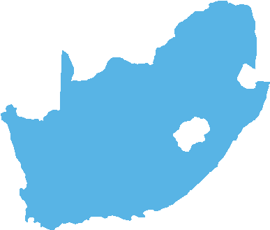 South Africa Map Png (440x440), Png Download