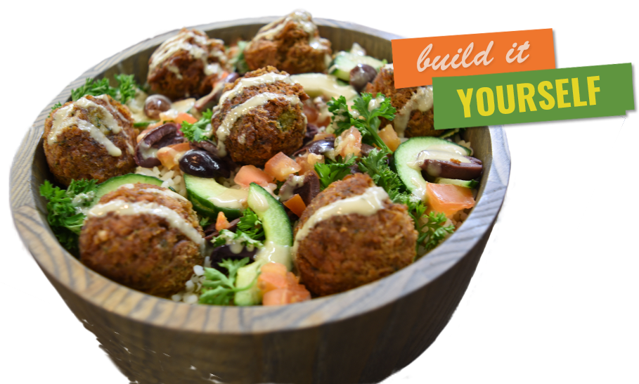 Falafel Bowl - Bowl (922x545), Png Download