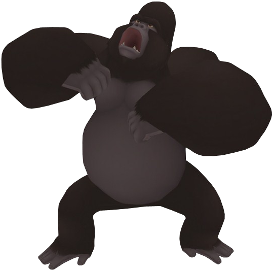 Kerchak Kingdom Hearts Wiki Fandom Powered By Wikia - Kerchak Kingdom Hearts (541x534), Png Download