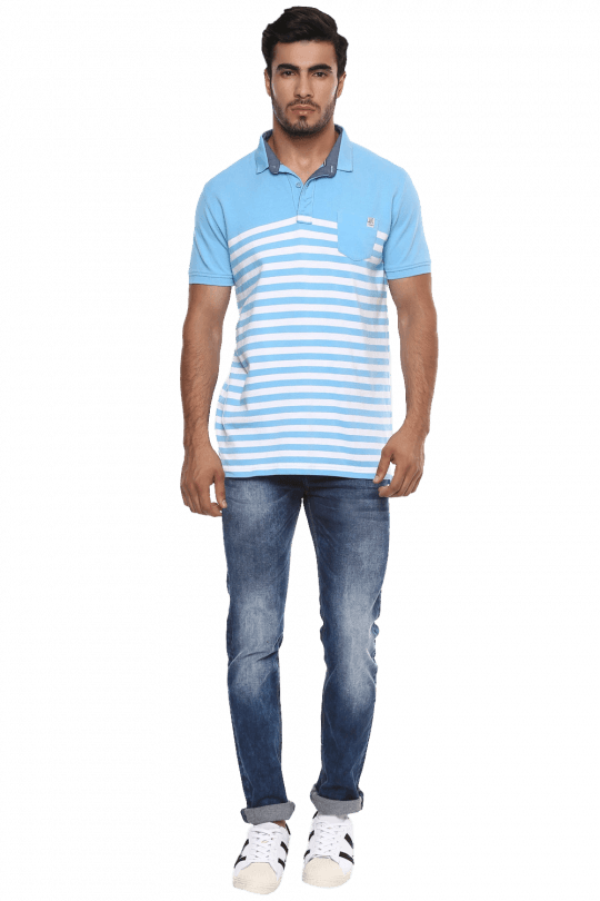 Buy Dark Blue Narrow Fit Jeans Online - Gentleman (540x810), Png Download