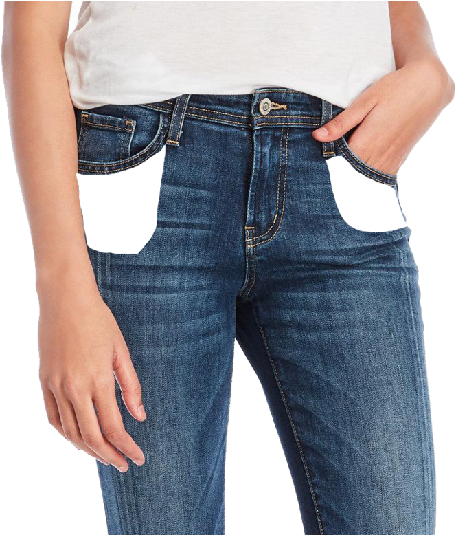 Flying Monkey Denim Front Seam Regular Fit Jeans (1000x777), Png Download