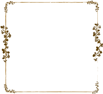 Simple Rose Border 01, Border, Wedding, Gold Png And - Border 01 (360x360), Png Download
