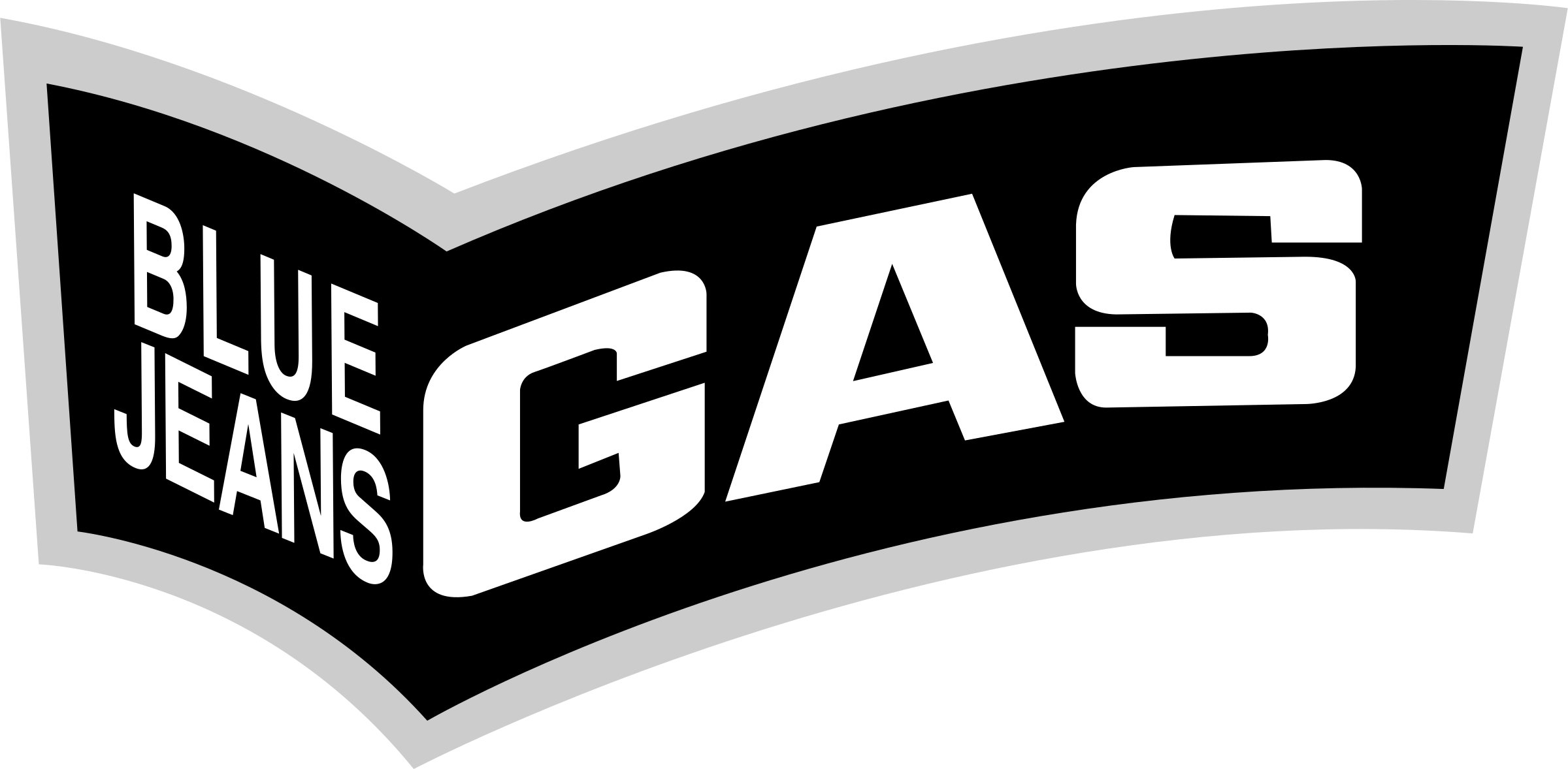 Blue Jeans Gas Logo Png Transparent - Blue Jeans Gas Logo (2400x1178), Png Download
