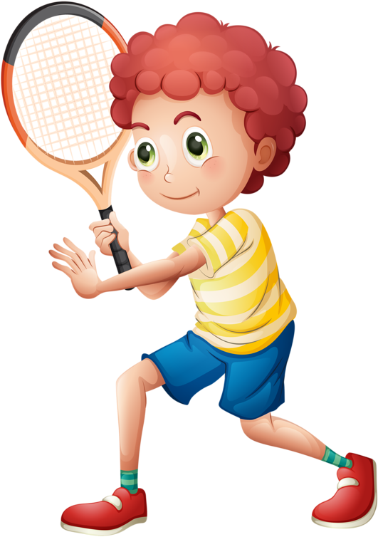 Hkde A Iu Png Clip Art Planners - Tennis Player Cartoon Png (637x800), Png Download