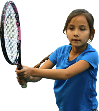 This Program Is Designed To Introduce Tennis To Kids - Tennis Racket (343x383), Png Download