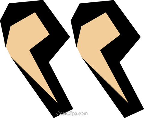 Quotation Marks Royalty Free Vector Clip Art Illustration - Aspas Vetor Png (480x394), Png Download