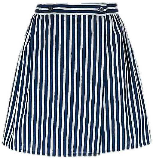 Aesthetic Png Polyvore Skirt Stripes Clothes - Clothing (656x658), Png Download