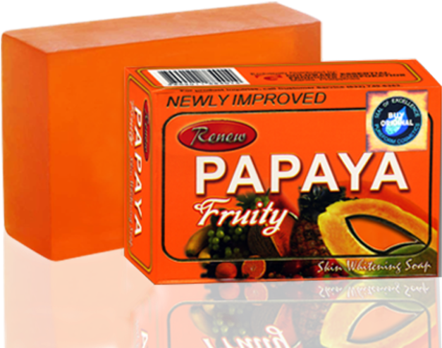 Renew Papaya Fruity - Papaya Soap (800x800), Png Download