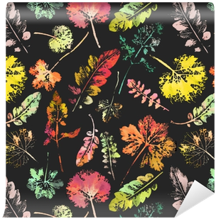 Crazy Beautiful Watercolor Pattern Of Leaves - Watercolor Painting (400x400), Png Download