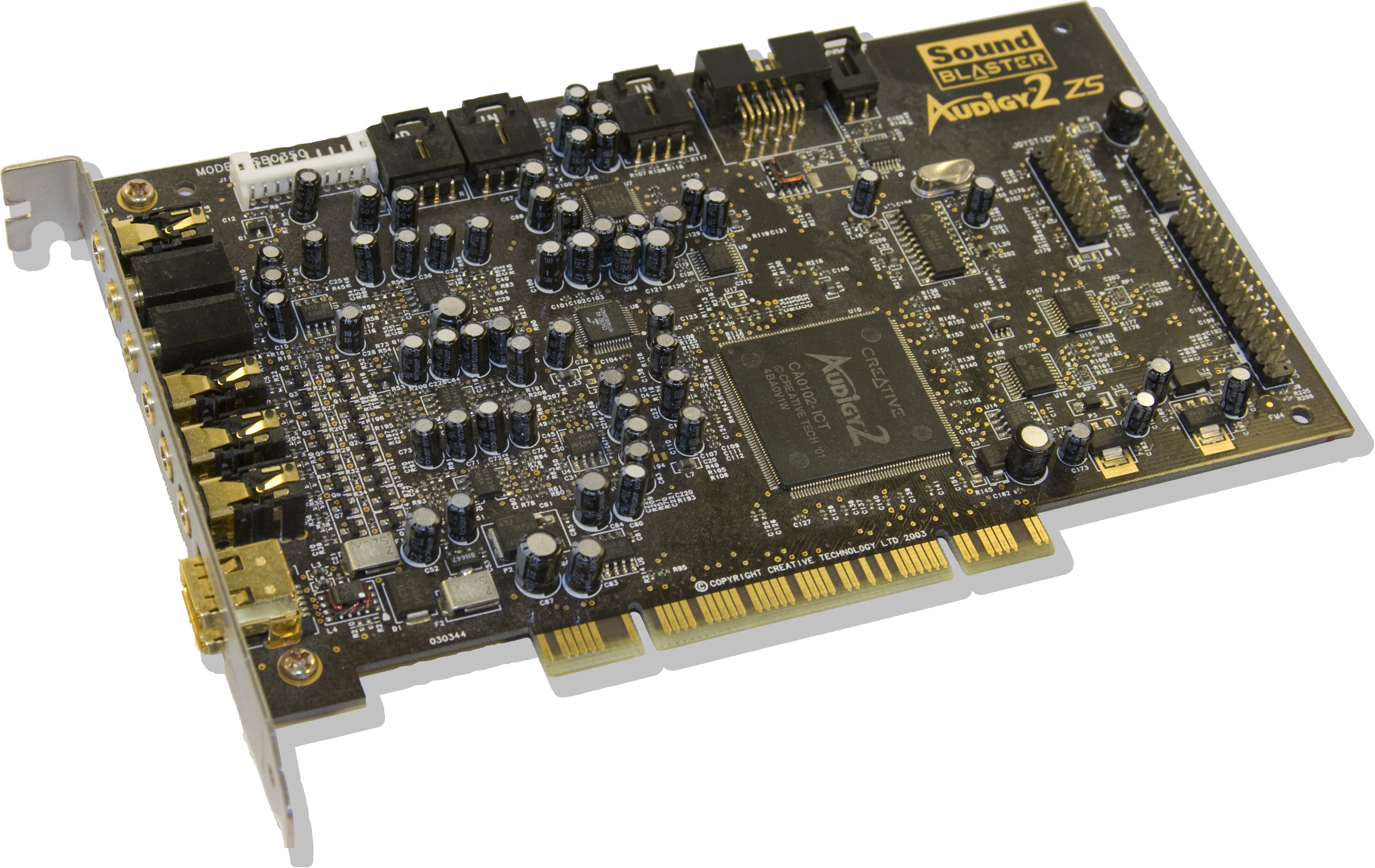 Audigy 2 Zs (3596x2270), Png Download