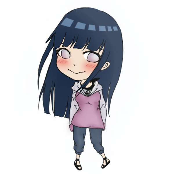 Hinata Chibi Png (600x600), Png Download