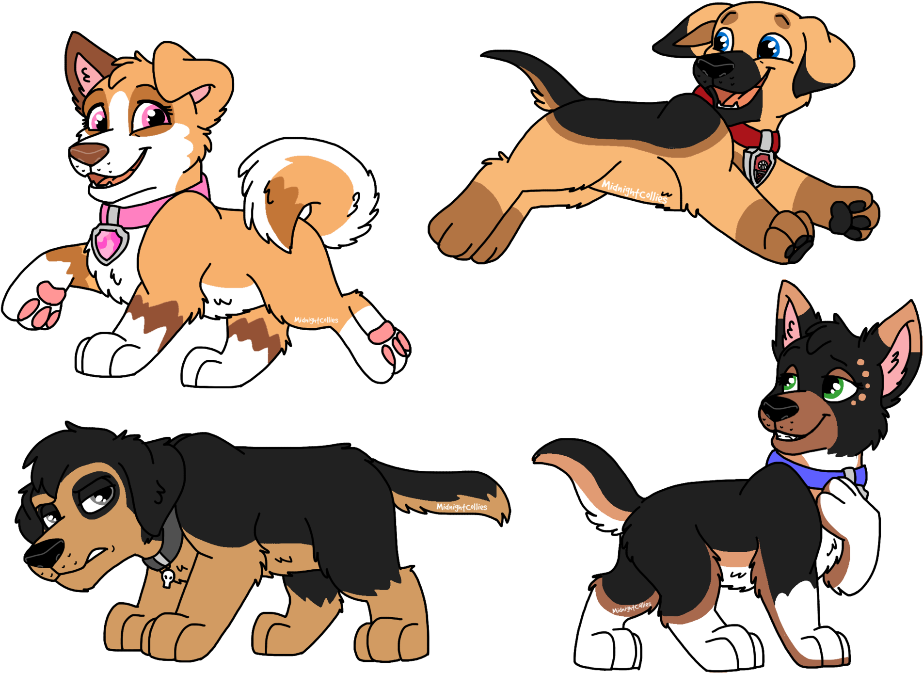 Fletcherxelsie Pups (2000x1435), Png Download