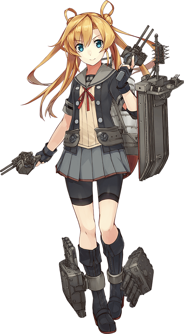 Abukuma Kai Ni Full (602x1093), Png Download