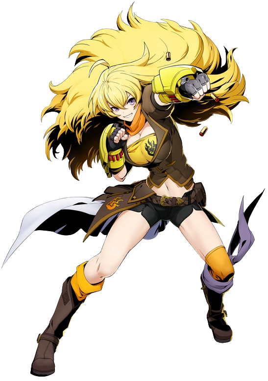 Image Result For Yang Xiao Long Official Art (570x800), Png Download