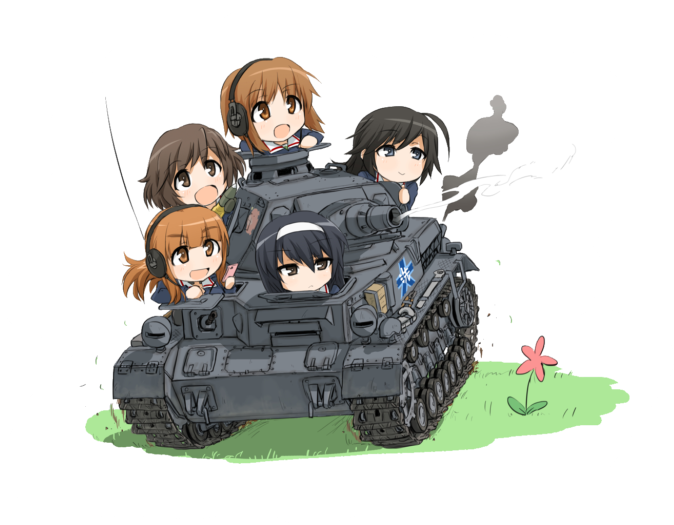 Girls Und Panzer (800x566), Png Download