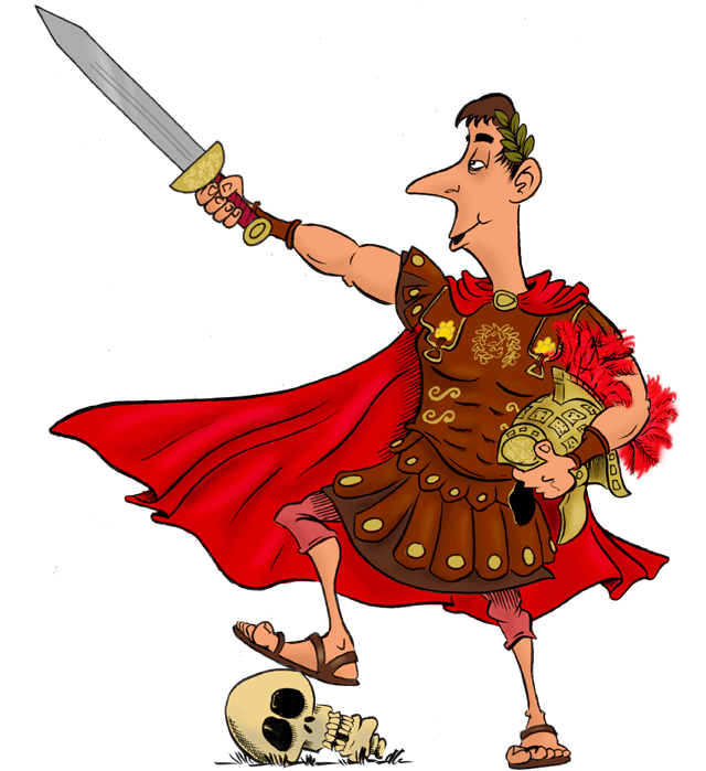 Julius Caesar Clipart Person (656x740), Png Download
