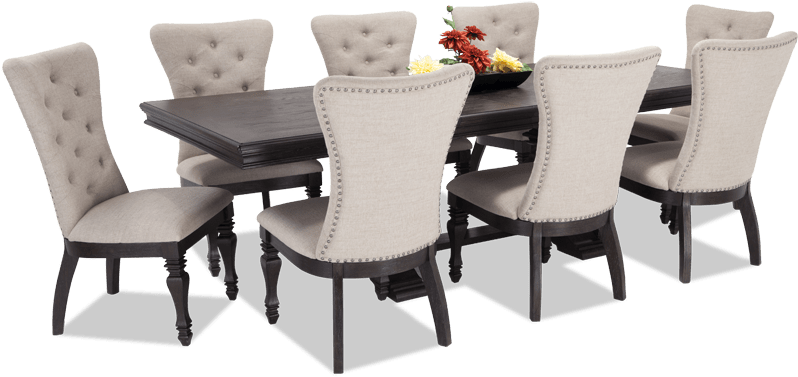 16 9 Piece Dining Room Riverdale 9 Piece Dining Set (846x534), Png Download