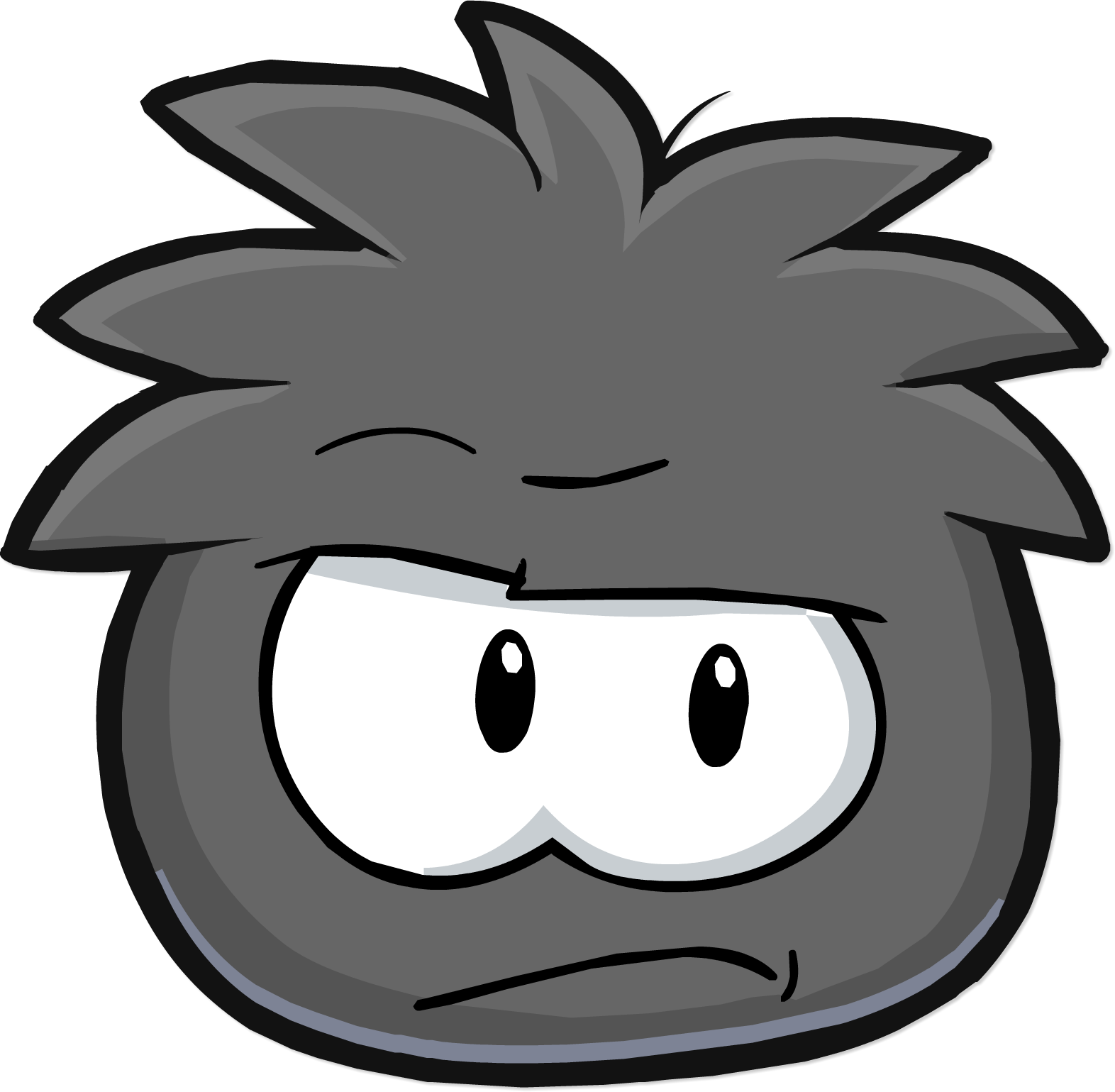 Operation Puffle Post Game Interface Puffe Image Black (1572x1539), Png Download
