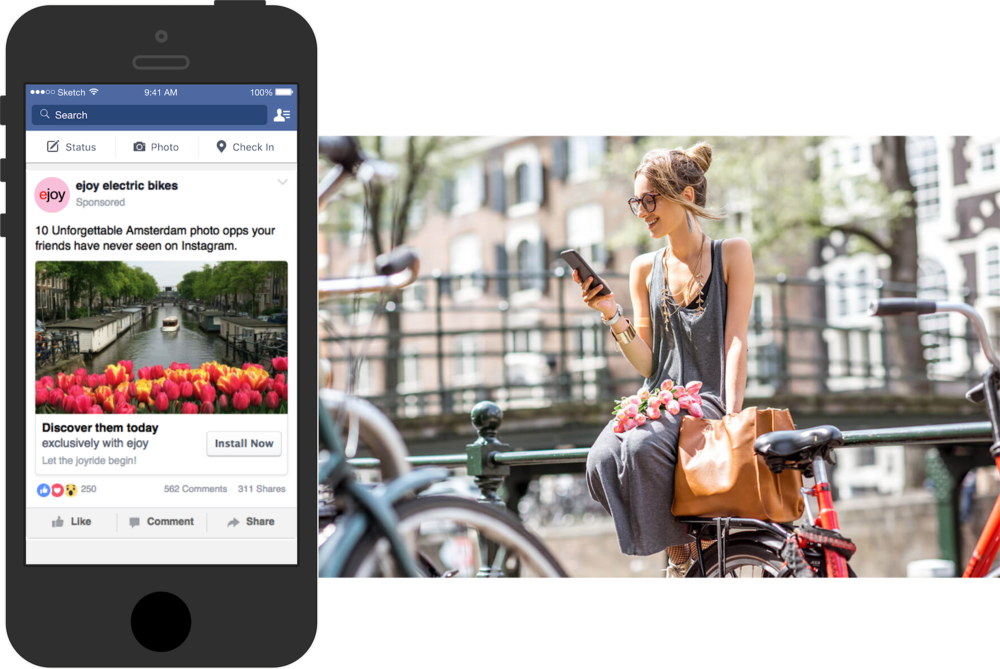 Facebook And Instagram Sponsored Ads And Promotions (1000x669), Png Download