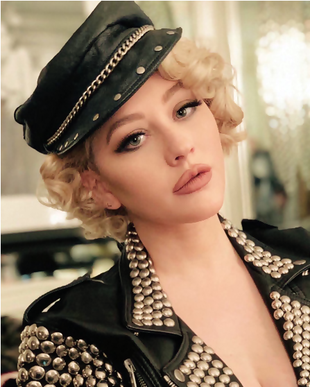 Xtina Aguilera Christina Aguilera Fighter Queentina (540x589), Png Download