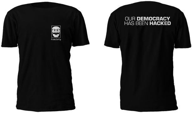 Kaos Fsociety Mr Robot (700x448), Png Download