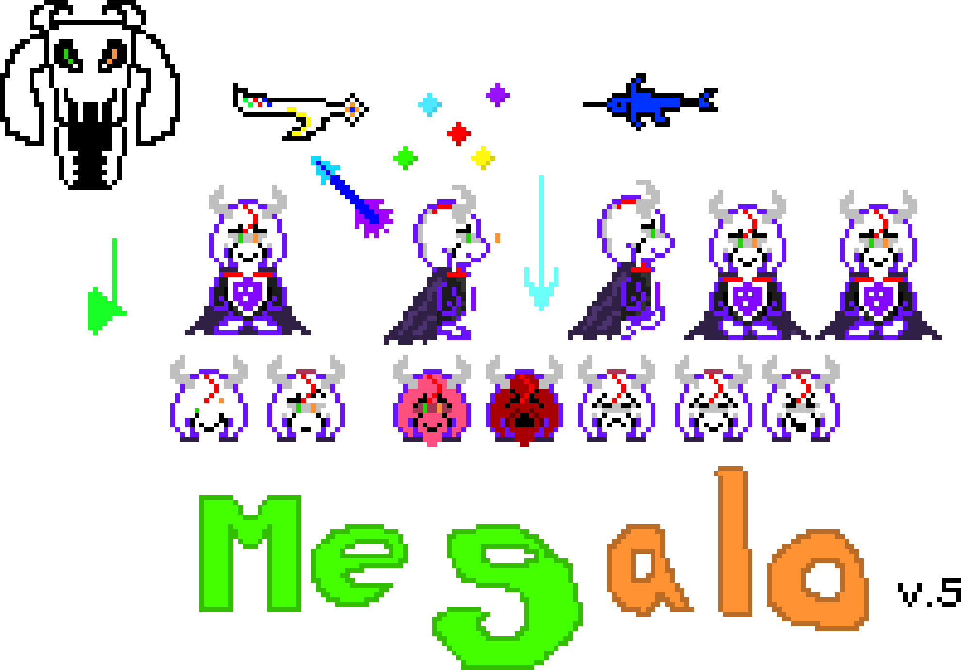 Asriel Dreemurr Nova Megalo (2180x1400), Png Download