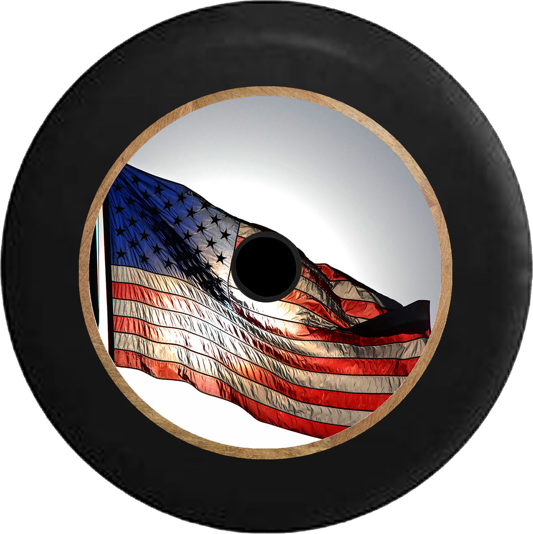 Jeep Wrangler Jl Backup Camera American Us Flag Jeep (1732x1737), Png Download