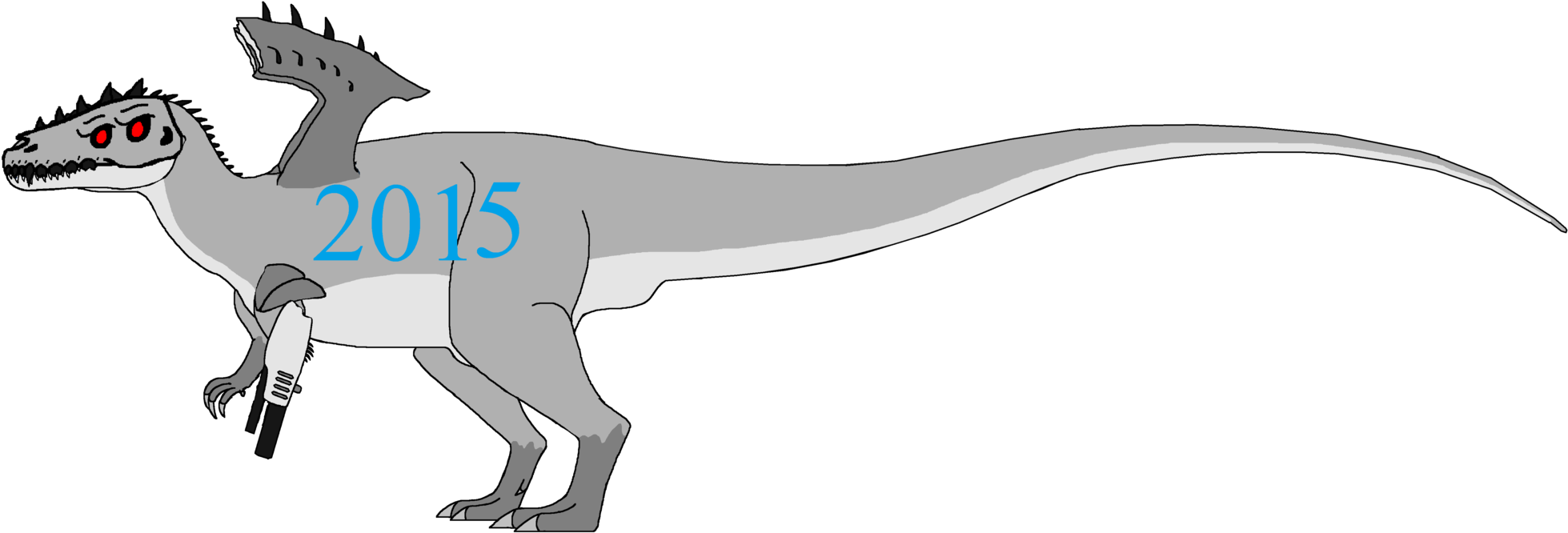 Indominus Rex 2015 (2000x688), Png Download