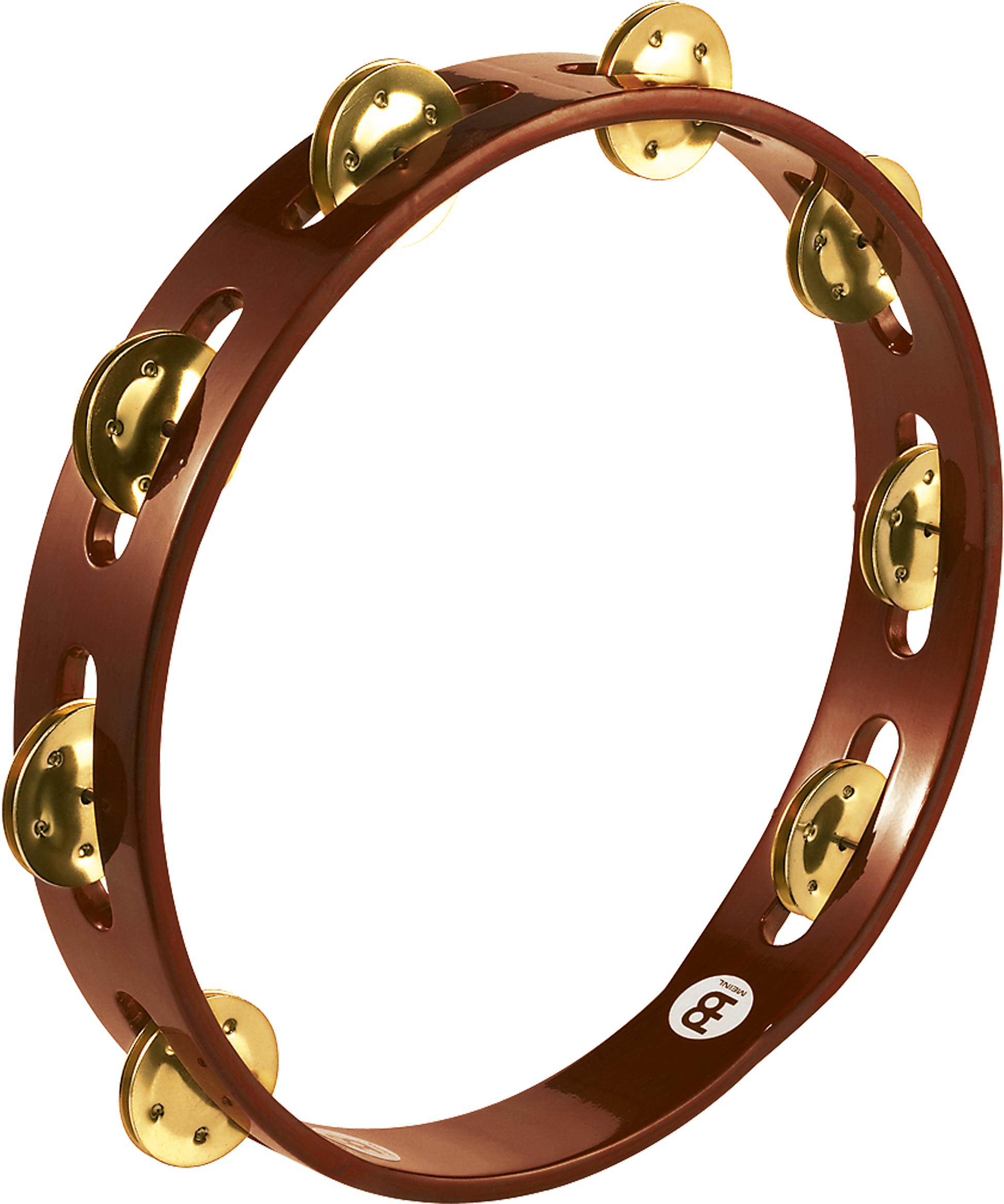 Traditional Wood Tambourine, Brass Jingles (3600x2700), Png Download