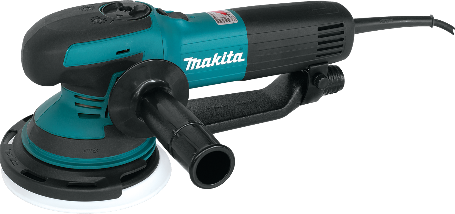 Makita 6" Random Orbit Sander W/ Variable Speed (1498x706), Png Download