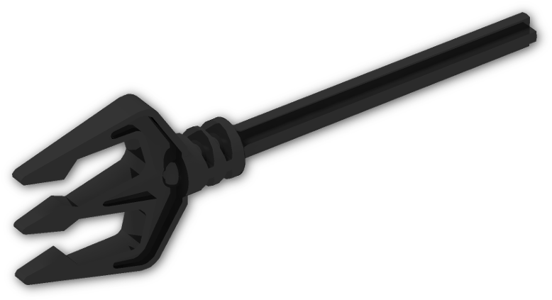 Technic Bionicle Weapon Trident With Axle 6l (800x600), Png Download