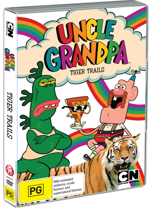 Uncle Grandpa Tiger Trails (516x724), Png Download