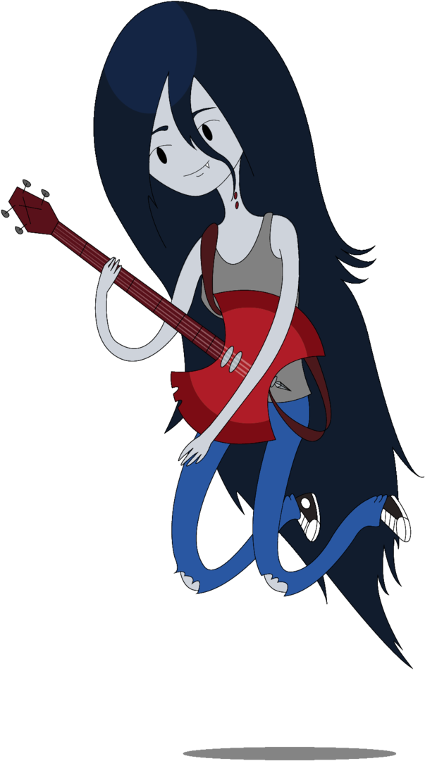 Marceline The Vampire Queen Adventure Time For Kids (603x1081), Png Download