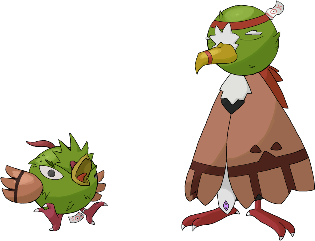 I Made These Two Based On Chicken Fights And Roosters (1280x935), Png Download