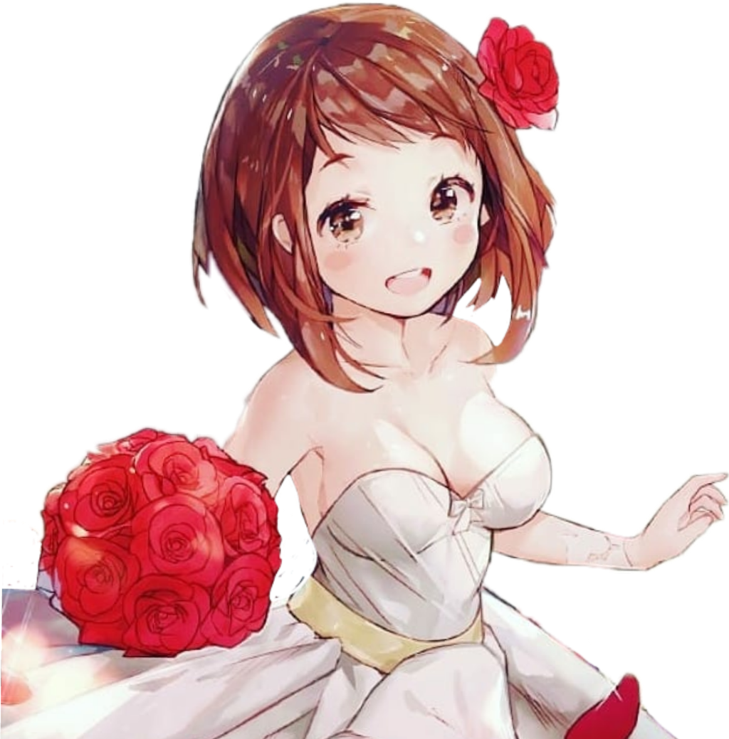 Bnha Ochaco Ochako Uraraka Urarakaochako Urarakachako (1024x1039), Png Download