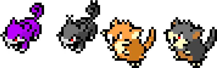 Rattata Evolutions/alola (930x350), Png Download