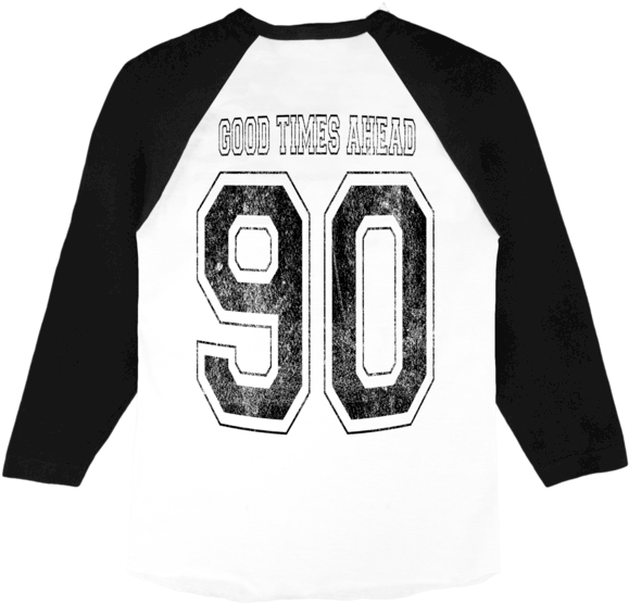 Good Times Ahead Baseball Tee (600x600), Png Download