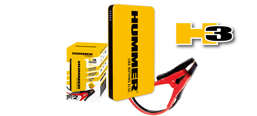 Mini Jump Starter External Battery Hummer H3 6000mah (900x450), Png Download