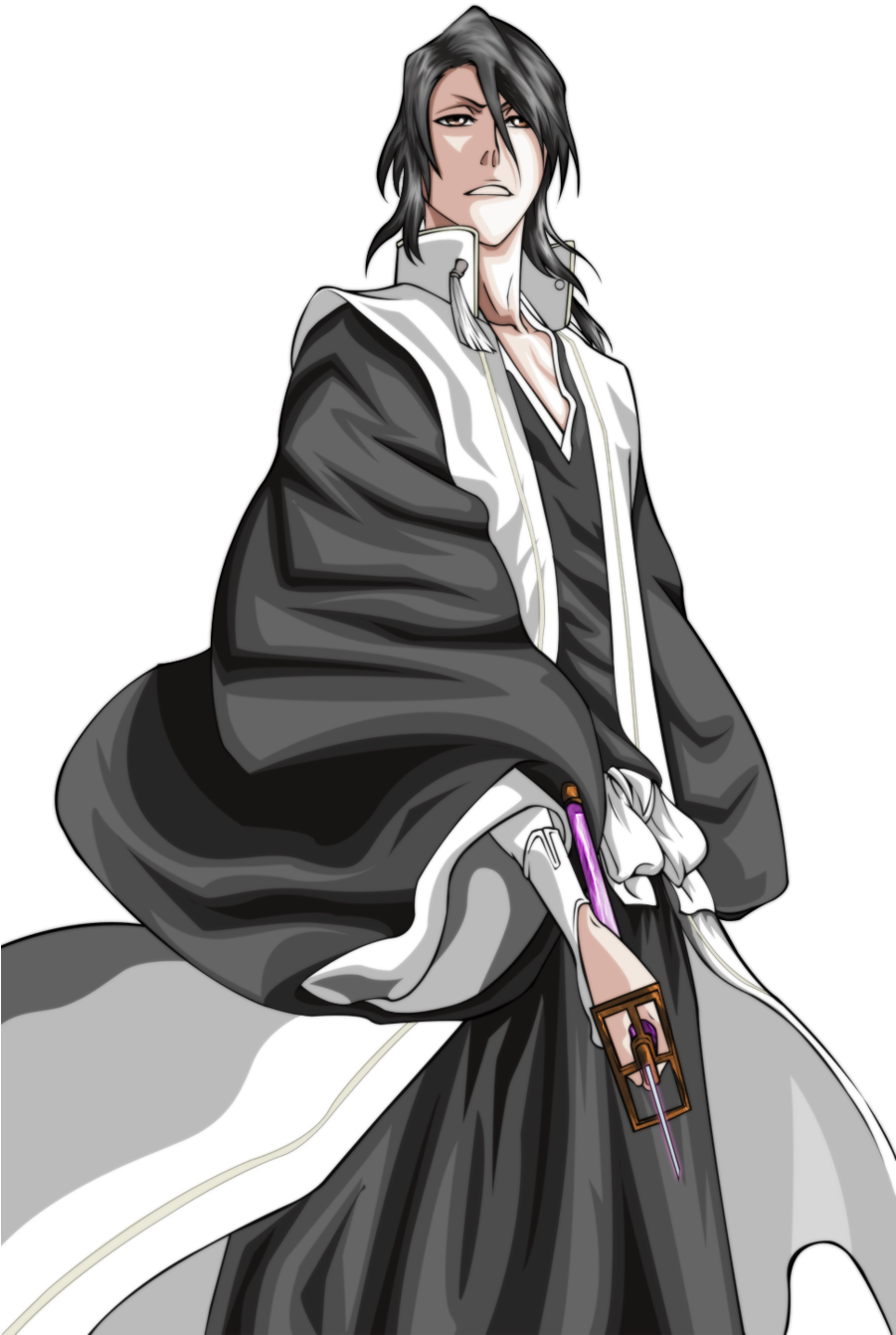 Byakuya Kuchiki (900x1393), Png Download