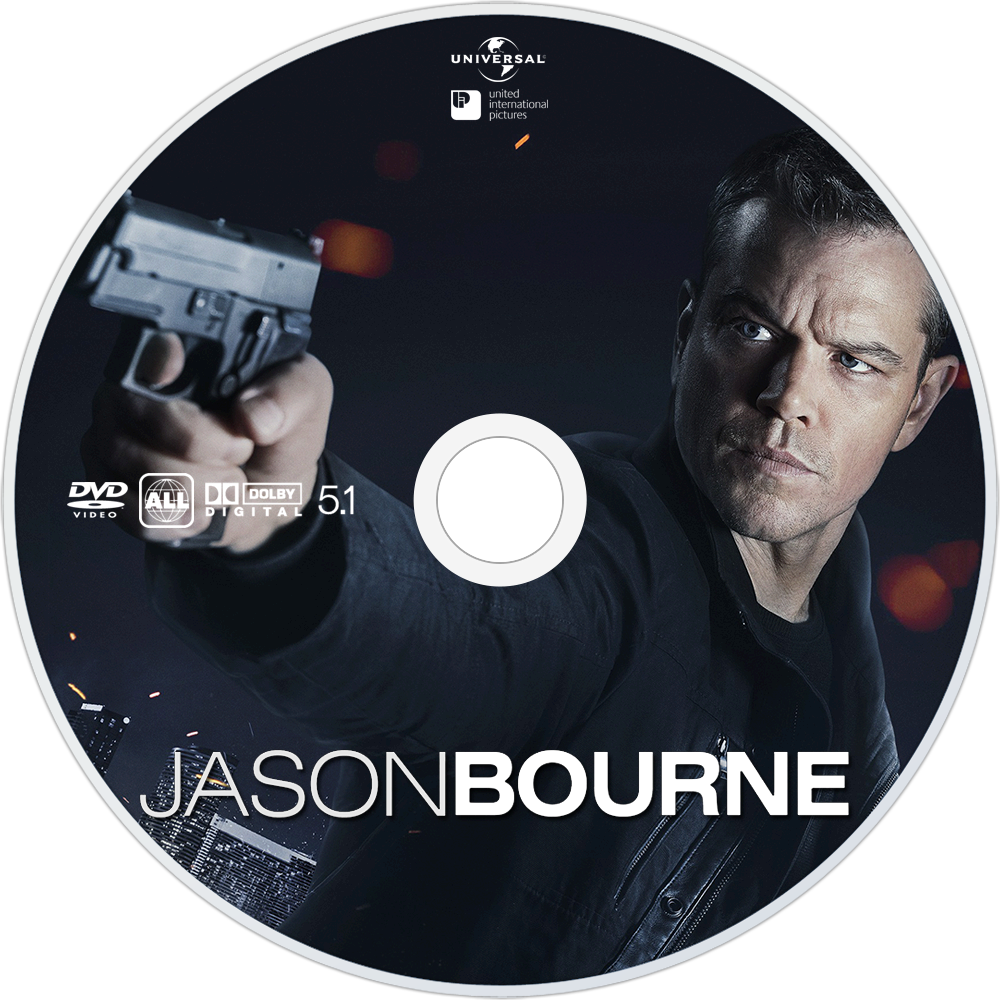Jason Bourne Dvd Disc Image (1000x1000), Png Download