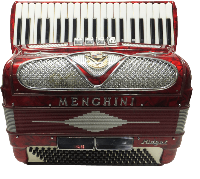 Menghini Midget 120 Bass Accordion (725x676), Png Download