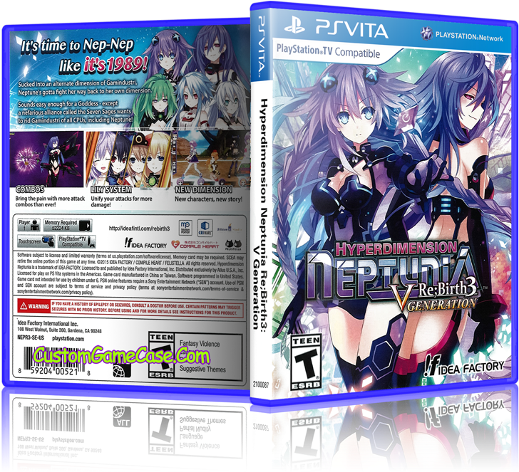 Hyperdimension Neptunia Rebirth (800x685), Png Download